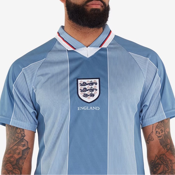 England 1996 Away Euro Championship Retro Shirt - Picture 2 of 6
